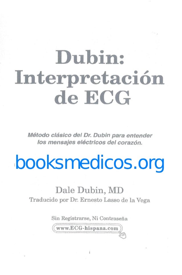 descargar dubin electrocardiograma